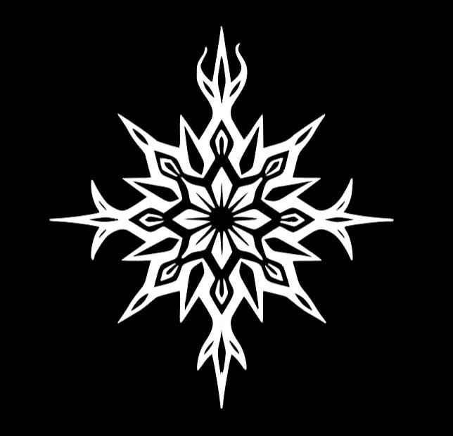 Star Flower Decal